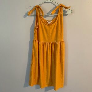 Soft Yellow sun dress